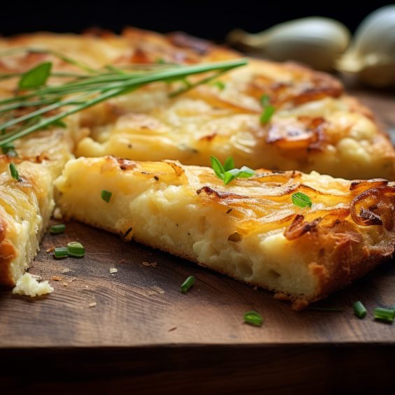 Zwiebelkuchen: A Flaky, Golden German Delicacy Bursting with Aromatic Onion Goodness, Tempting and Irresistible Comfort Food